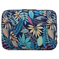 KAYOND Canvas Water-Resistant for 11-11.6 Inch Laptop Sleeve Case Bag (11-11.6 Inches, Forest Series Bule)
