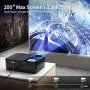 Native 1080p Projector, Crenova 7000 Lux Home LED Projector Full HD Movie Projector 4K Supported iPhone Projector with 200”Display, Dolby&75% Zoom for iPhone, Android, iPad, TV Stick, HDMI, USB Native 1080p Projector, Crenova 7000 Lux Home LED Projector Full HD Movie Projector 4K Supported iPhone Projector with 200”Display, Dolby&75% Zoom for iPhone, Android, iPad, TV Stick, HDMI, USB