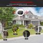 Wireless Driveway Alarm, Motion Detector, 1000FT Long Range, 36 Melodies, Outdoor Motion Sensor Alarm Weather Resistant-Home Security Alert System Monitor & Protect Indoor/Outside Property
