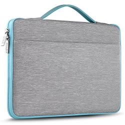 ZINZ Laptop Sleeve 15 15.6 16 Inch Case Briefcase, Compatible MacBook Pro 16 15.4 inch, Surface Book 2/1 15'' Super Slim Spill-Resistant Handbag for Most Popular 15''-16'' Notebooks, Gray