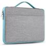 ZINZ Laptop Sleeve 15 15.6 16 Inch Case Briefcase, Compatible MacBook Pro 16 15.4 inch, Surface Book 2/1 15'' Super Slim Spill-Resistant Handbag for Most Popular 15''-16'' Notebooks, Gray