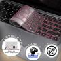 Kuzy MacBook Pro Keyboard Cover with Touch Bar 13 and 15 inch Premium Ultra Thin TPU 2019 2018 2017 2016 Apple Model A2159 A1989 A1990 A1706 A1707 Skin Protector, Pink