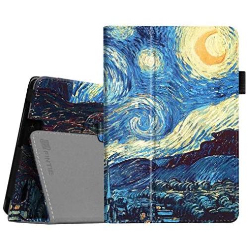 Fintie Folio Case for Kindle Fire HD 7'' (2013 Old Model) - Slim Fit Folio Case with Auto Sleep/Wake Feature (Will only fit Amazon Kindle Fire HD 7, Previous Generation - 3rd), Starry Night