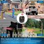 1/2 Mile Long Range Wireless Driveway Alarm Outdoor Weather Resistant Motion Sensor&Detector-Home&Office DIY Security Alert System-Monitor&Protect Outdoor/Indoor Property - 1 Receiver and 1 Sensor