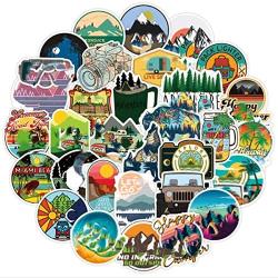 Laptop Stickers Pack Outdoor Style DIY Stickers VSCO 50PCS Water Bottles Stickers Cute,Waterproof,Aesthetic,Trendy Stickers for Teens,Girls Perfect for Waterbottle,Laptop,Phone,Travel Case, Wall DIY