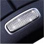 Pursuestar Bling Bling Crystal Armrest Box Button Cover Car Interior Trim Sticker Decals for Mercedes Benz 2019 2020 A B Class 2020 GLB GLA CLA