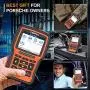 FOXWELL NT510 Elite Full-System Diagnostic Tool for Porsche, OBD2 Scanner Code Reader HVAC 4WD Bi-Directional Scan Tool with Oil Reset EPB SAS TPS TPMS and Battery Registration etc