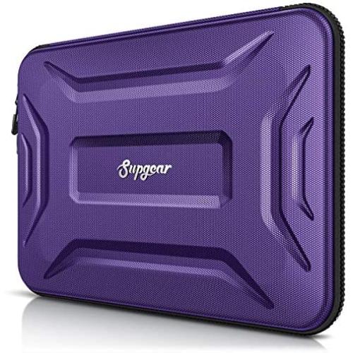 SUPGEAR Laptop Sleeve Case for 13-13.3 Inch Notebook, Shockproof Waterproof Computer Bag Protective Compatible for MacBook Pro, MacBook Air, Notebook, Microsoft Surface, Chromebook (Purple)