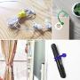 SMART&COOL 7.16 | 20 Pack Reusable Silicone Magnetic Cable Ties/Magnetic Twist Ties for Bundling and Organizing, Holding Stuff, Book Markers, Fridge Magnets, or Just for Fun