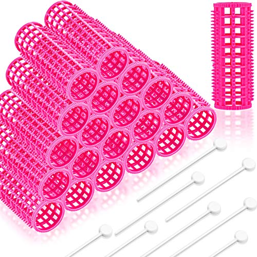24 Pieces Brush Hair Rollers Mesh Hair Rollers Hair Curlers Rollers with Roller Pins for Women Girls Hair Barber Hairdressing Tools Hairstyle Supplies, 0.79 Inch in Diameter 24 Pieces Brush Hair Rollers Mesh Hair Rollers Hair Curlers Rollers with Roller Pins for Women Girls Hair Barber Hairdressing Tools Hairstyle Supplies, 0.79 Inch in Diameter