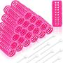 24 Pieces Brush Hair Rollers Mesh Hair Rollers Hair Curlers Rollers with Roller Pins for Women Girls Hair Barber Hairdressing Tools Hairstyle Supplies, 0.79 Inch in Diameter 24 Pieces Brush Hair Rollers Mesh Hair Rollers Hair Curlers Rollers with Roller Pins for Women Girls Hair Barber Hairdressing Tools Hairstyle Supplies, 0.79 Inch in Diameter