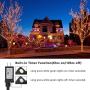 Lomotech Christmas Lights, 66Ft 200 LED String Lights(Upgraded Oversize Lamp Beads), 8 Modes, Timer Function, Connectable Fairy Twinkle Lights for Christmas, Garden, Holiday Decorations (Warm White)