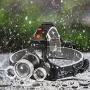 Headlamp, 16000 High Lumens Brightest Head Lamp, 18650 USB Rechargeable LED Work Headlight Flashlight Waterproof Flashlights 4 Modes Best Headlamps for Adults Running Camping Fishing Hiking Biking