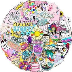 Sweetures Vsco Stickers for Water Bottles 100 PCS, Funny Cute Stickers for Teens,Girls,Adults - Perfect for Waterbottle,Laptop,Phone,Hydro Flask