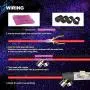 CARLITS 50FT 18AWG Extension Cable Wire Cord 15m Stranded Tinned Pure Copper 18 gauge 2 wire Red&Black Hookup Electrical Wire 12V/24V DC for Led Strips Single Color 3528 5050 2835,Ribbon Tape Lighting