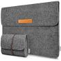 Inateck 13-13.3 Inch Laptop Sleeve Case Bag Compatible with MacBook Pro 2012-2015 Retina/MacBook Air 2010-2017/12.9'' iPad Pro, Dark Gray