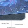 Extended Gaming Mouse Pad Custom Design Computer Gaming Mouse Mat with Smooth Surface XXL Large Size Desk Pad with Non-Slip Rubber Base Ideal for Keyboard, PC and Laptop (90x40 cloudY3)