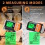 [Upgrade] Wood Moisture Meter, Dr.meter 2 in 1 Pin & Pinless Multifunctional Firewood/Wall/Building/Furniture Humidity Water Detector, Pin-type & Scanner Wood Moisture Tester