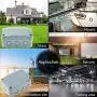 Nineleaf 1PK Outdoor Junction Box ABS Plastic Dustproof IP66 Waterproof Universal Electrical Boxes Project Enclosure Grey 4 7/8'' 3 1/4'' 2 1/4'' inch (125x86x62mm) fit 20mm Cable Gland for Outdoor Use