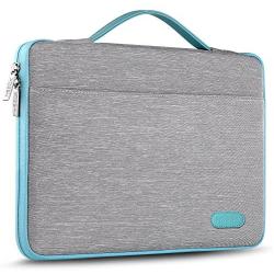 Hseok Laptop Sleeve 13-13.5 Inch Case Briefcase, Compatible All Model of 13.3 Inch MacBook Air/Pro, XPS 13, Surface Book 13.5'' Spill-Resistant Handbag For Most Popular 13''-13.5'' Notebooks, Silver Grey