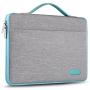 Hseok Laptop Sleeve 13-13.5 Inch Case Briefcase, Compatible All Model of 13.3 Inch MacBook Air/Pro, XPS 13, Surface Book 13.5'' Spill-Resistant Handbag For Most Popular 13''-13.5'' Notebooks, Silver Grey