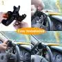 EFORCAR Universal Car Steering Wheel Theft Proof Lock Heavy Duty Suitable for Van Car SUV Rotary Anti-theft T-shaped Lock