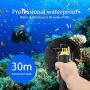TELESIN Gopro Dome Port for GoPro Hero8 Black, Underwater 6 inches GoPro Diving Dome Port with Waterproof Cover Case + Floating Bobber Handle + Trigger for GoPro Hero 8 Black (for Hero 8)