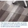 SOMOLUX Office Chair Mat with Lip for Hardwood Floor Computer Desk Swivel PVC Plastic Mat Clear Over Sized and Rolling Delivery, Protect Hard Flooring in Home and Office 48 x 36 inches
