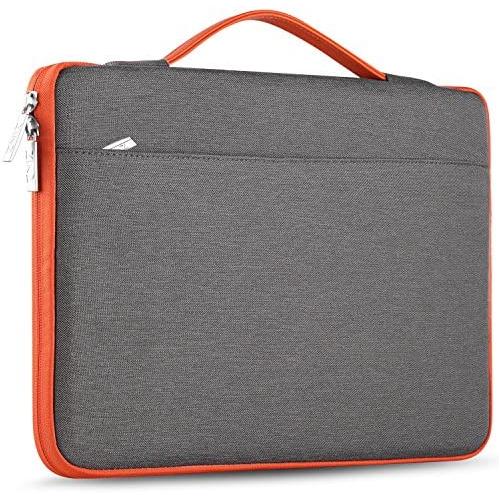 ZINZ Laptop Sleeve 11.6 13 Inch Case Briefcase, Compatible MacBook Air Pro A1932 A1706 A1708, MacBook 11.6'' Super Slim Spill-Resistant Handbag for Popular 11''-13'' Notebooks, Dark Gray