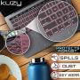 Kuzy MacBook Pro Keyboard Cover with Touch Bar 13 and 15 inch Premium Ultra Thin TPU 2019 2018 2017 2016 Apple Model A2159 A1989 A1990 A1706 A1707 Skin Protector, Pink
