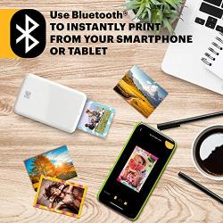 KODAK Step Wireless Mobile Photo Mini Printer (White) Compatible w/ iOS & Android, NFC & Bluetooth Devices