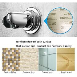 80mm(3.15'') Circular Adhesive Plastic Disc/One Side Coated Stick Pad for Suction Cup Items,2pcs