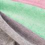 Amazon Basics Green, Gray and Pink Microfiber Cleaning Cloth, 24-Pack