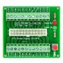 Electronics-Salon DIN Rail Mount 24/20-pins ATX DC Power Supply Breakout Board Module.