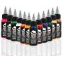 OPHIR 12x30ML/Bottle Airbrush Body Art Inks Pigment for Airbrushing Temporary Tattoo Airbrush Body Tattoo Colors