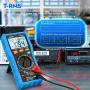 Digital Multimeter, ACEGMET TRMS Auto/Manual Ranging Multimeter Tester AC/DC Current, Voltage Meter Measures Resistance, Frequency, Temperature, 10000 Counts Volt Meter NCV with LCD Backlit Display