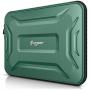 SUPGEAR Laptop Sleeve Case for 13-13.3 Inch Notebook, Shockproof Waterproof Computer Bag Protective Compatible for MacBook Pro, MacBook Air, Notebook, Microsoft Surface, Chromebook (Midnight Green)