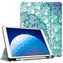 Fintie Case for iPad Air (3rd Gen) 10.5'' 2019 / iPad Pro 10.5'' 2017 - [SlimShell] Ultra Lightweight Standing Protective Cover with Built-in Pencil Holder, Auto Wake/Sleep (Emerald Illusions)