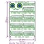 Electronics-Salon 1R - 9999999R Seven Decade Programmable Resistor Board, Step 1R, 1%, 1/4W.