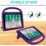 iPad 9.7 2018 / 2017 / Air 1/2 / Pro 9.7 Case for Kids - SUPLIK Durable Shockproof Protective Handle Bumper Stand Cover with Screen Protector for iPad 9.7 inch 5th/6th Generation, Purple
