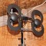 Antennas Direct Clearstream 4 TV Antenna, 70+ Mile Range, UHF, Multi-Directional, Indoor, Attic, Outdoor, Mast W/Pivoting Base/Hardware/Adjustable Clamp/Sealing Pads, 4K Ready, Black – C4-CJM