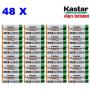 Kastar AAA 48-Pack Ni-MH 1000mAh Super High-Capacity Rechargeable Battery Pre-Charged for Panasonic HHR-4DPA HHR-55AAABU HHR-65AAABU, Out Solar Light, Solar Spinner, Garden Light, Path Light, Remote