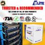 Cat6 Plenum CMP (Cat6e), Ethernet Cable 1000ft, 23AWG UTP, 600MHz, Solid Bare Copper, UL Certified, w/Spline(Noise Reducing Cross Separator), Easy to Pull (Reelex II Box), Bulk Network Cable - White