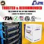 Cat6 Plenum CMP (Cat6e), Ethernet Cable 1000ft, 23AWG UTP, 600MHz, Solid Bare Copper, UL Certified, w/Spline(Noise Reducing Cross Separator), Easy to Pull (Reelex II Box), Bulk Network Cable - White