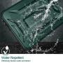 SUPGEAR Laptop Sleeve Case for 13-13.3 Inch Notebook, Shockproof Waterproof Computer Bag Protective Compatible for MacBook Pro, MacBook Air, Notebook, Microsoft Surface, Chromebook (Midnight Green)