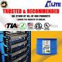 CAT6 Shielded Plenum (CMP), 1000ft, F/UTP 23AWG, Solid Pure Copper, 550MHz, UL Certified, UL-LP Certification, Bulk Ethernet Cable Reel in Blue