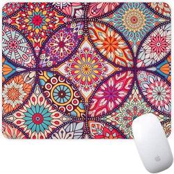 Marphe Mouse Pad Mousepad Non-Slip Rubber Gaming Mouse Pad Rectangle Mouse Pads for Computers Laptop (Mandala Flower)
