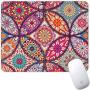 Marphe Mouse Pad Mousepad Non-Slip Rubber Gaming Mouse Pad Rectangle Mouse Pads for Computers Laptop (Mandala Flower)