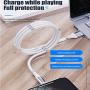 Magnetic Absorption Data Cable,Portable Self Winding Magic Rope Fast Charging Data Cable for Android,Automatically Retractable Magic Rope Data Cable (3Ft Length, USB to Android)