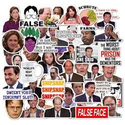 The Office Stickers Pack of 50 Stickers - The Office Stickers for Laptops, The Office Laptop Stickers, Funny Stickers for Laptops, Computers, Hydro Flasks (The Office-A)